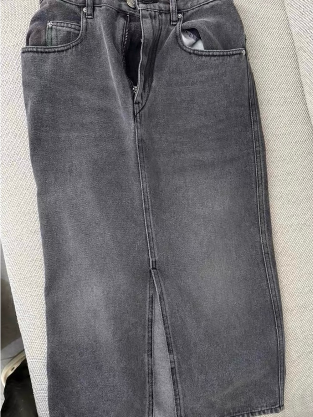 Isabel Marant Men's Charcoal Straight Jeans